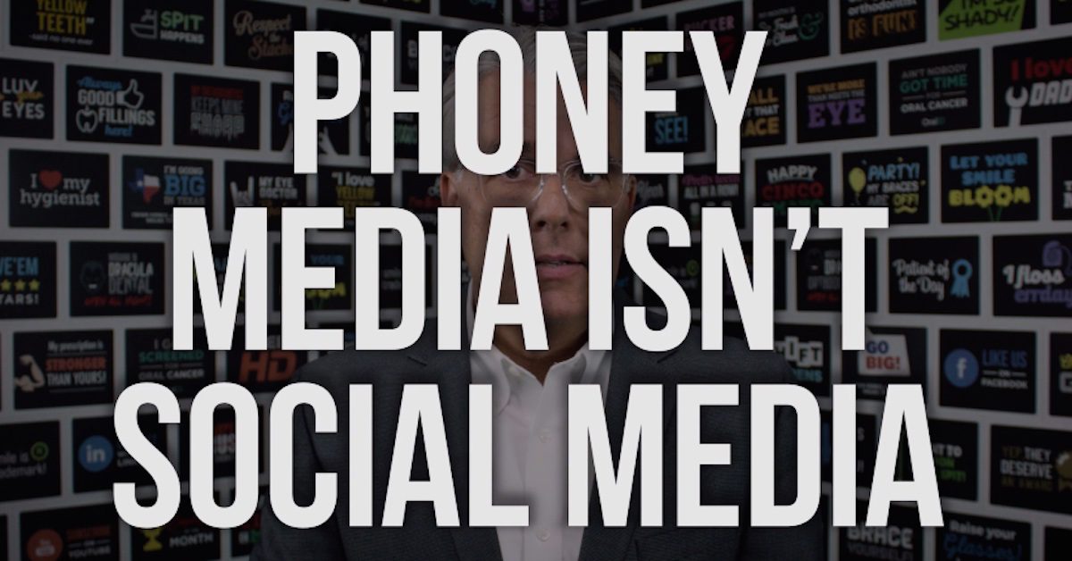 Phoney Media Isn't Social Media