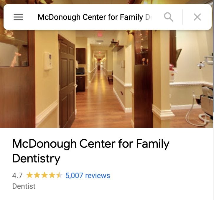 local dental seo example