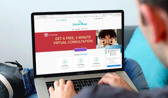 dental website virtual consultation