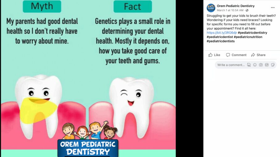 pediatric dental facebook post ideas_22 Bust a Myth